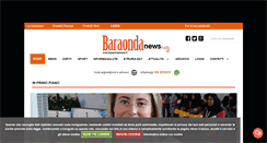 Desktop Screenshot of baraondanews.it